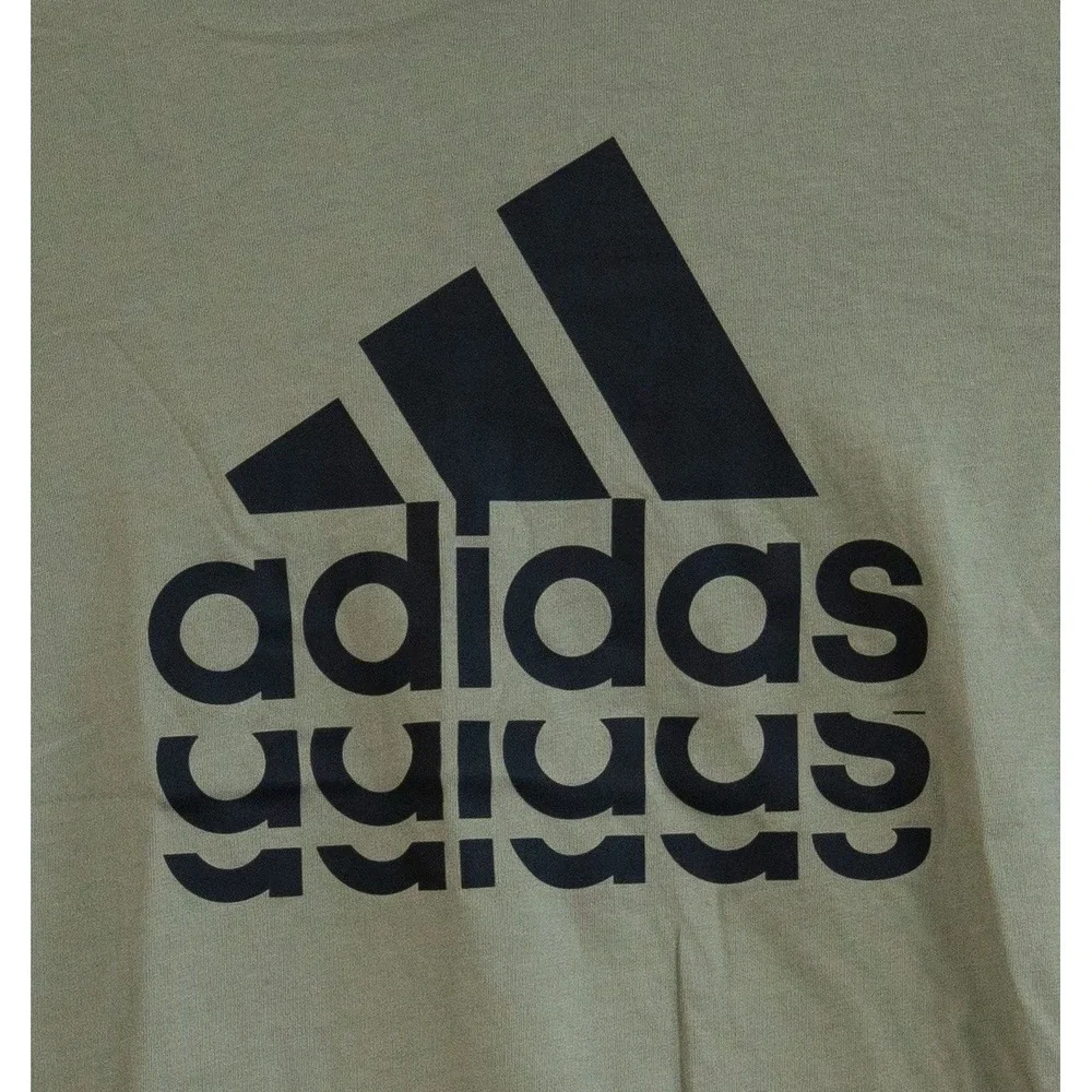 Adidas Boy's Long Sleeve Regular Fit T-Shirt‎ Green Size US 10/12
